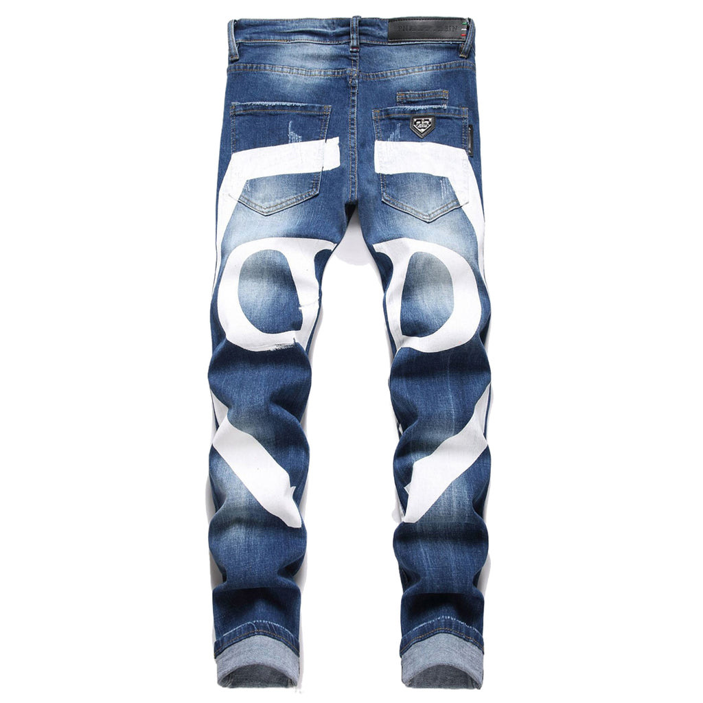 PP Jeans Ripped LOGO PP