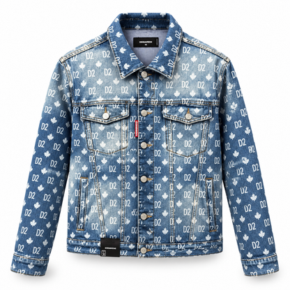 DSQ2 Maple Leaf Denim Jacket
