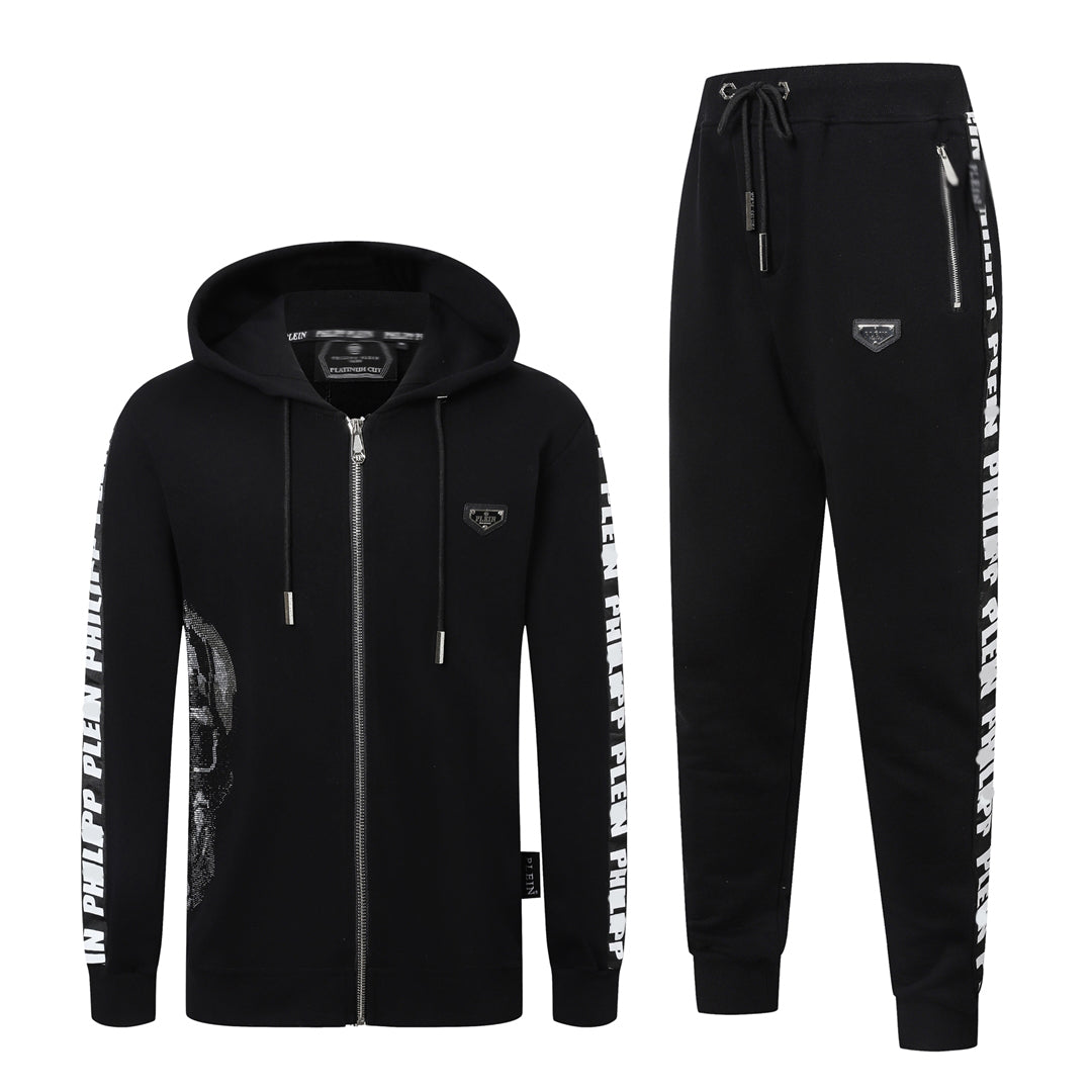 PP Skull Hoodie Jacket Suit