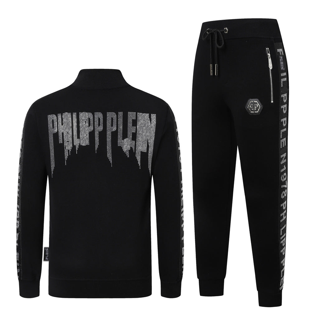 PP Logo Hoodie Jacket Suit