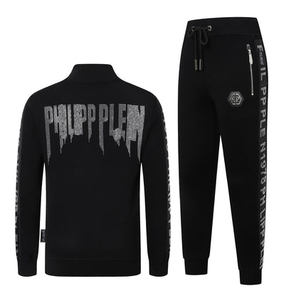PP Logo Hoodie Jacket Suit