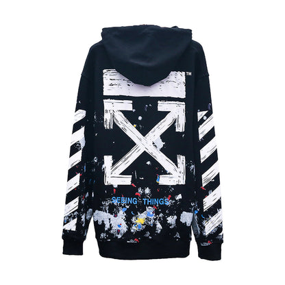 OFF Logo Print Hoodie