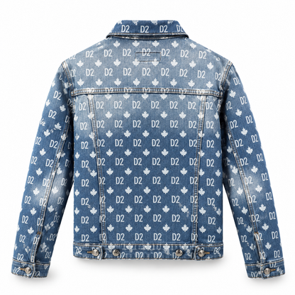 DSQ2 Maple Leaf Denim Jacket