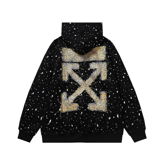 OFF Logo Print Hoodie