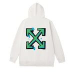 OFF Logo Print Hoodie