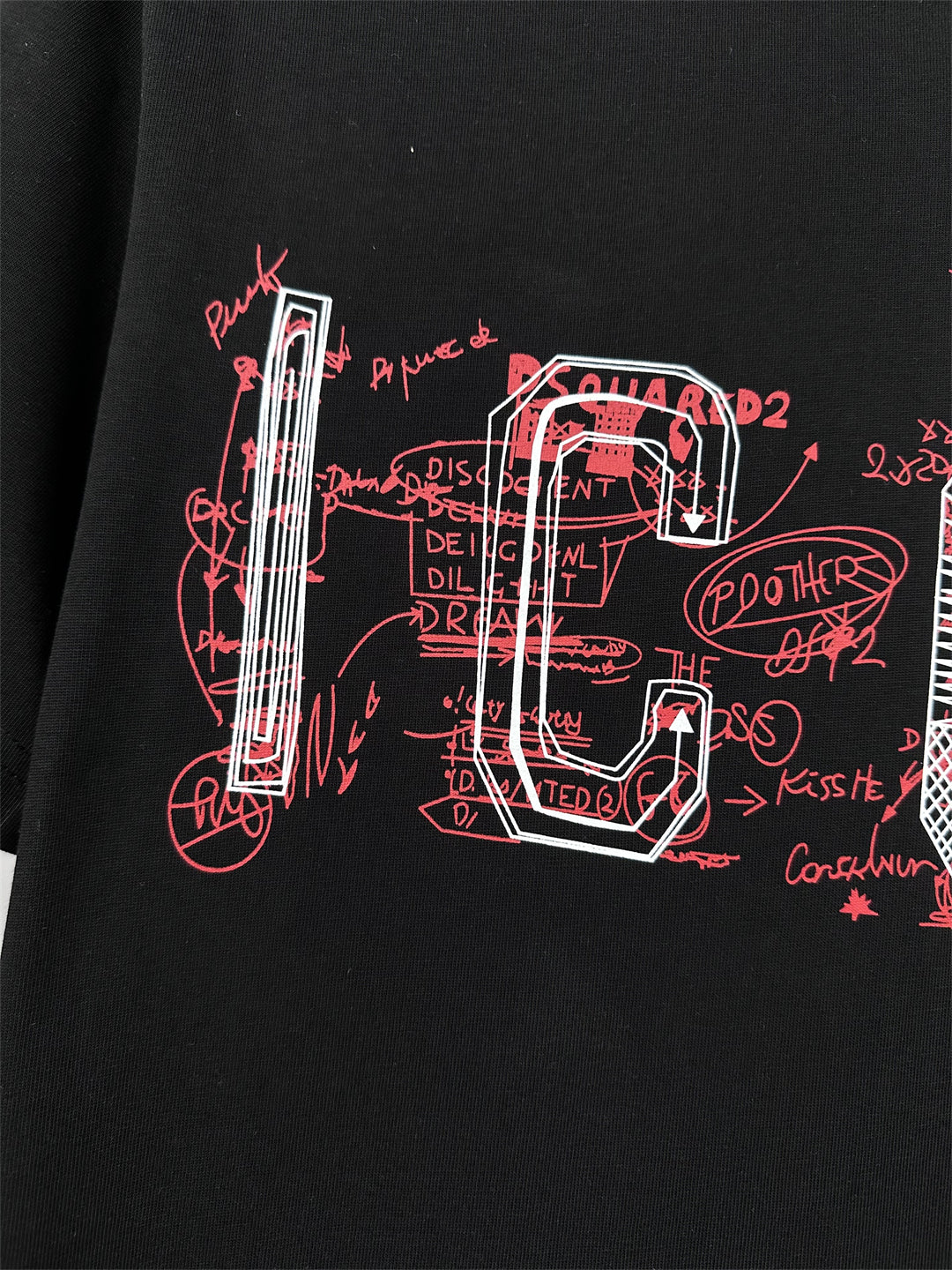 DSQ2 ICON Graffiti T-shirt