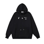 OFF Logo Print Hoodie