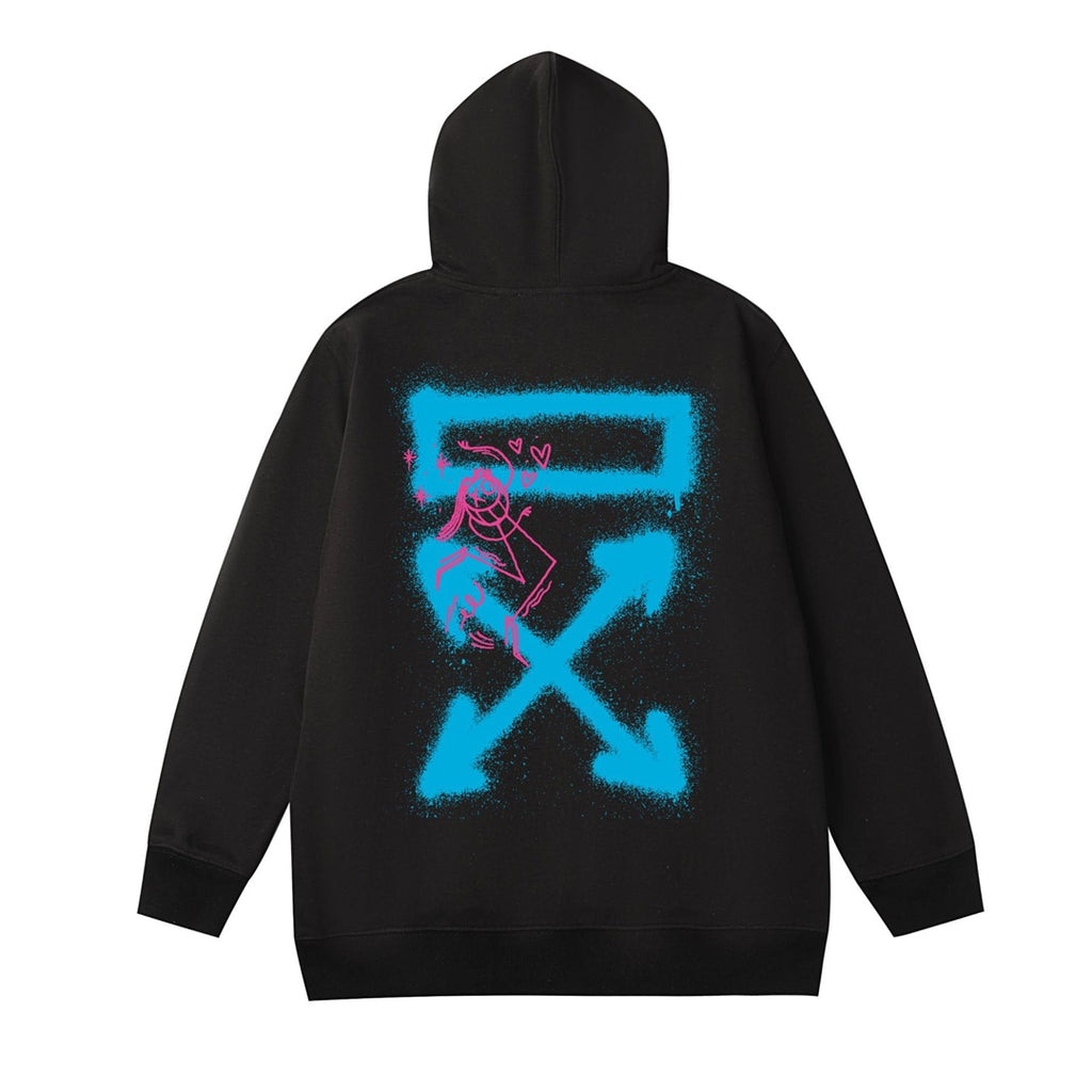 OFF Logo Print Hoodie