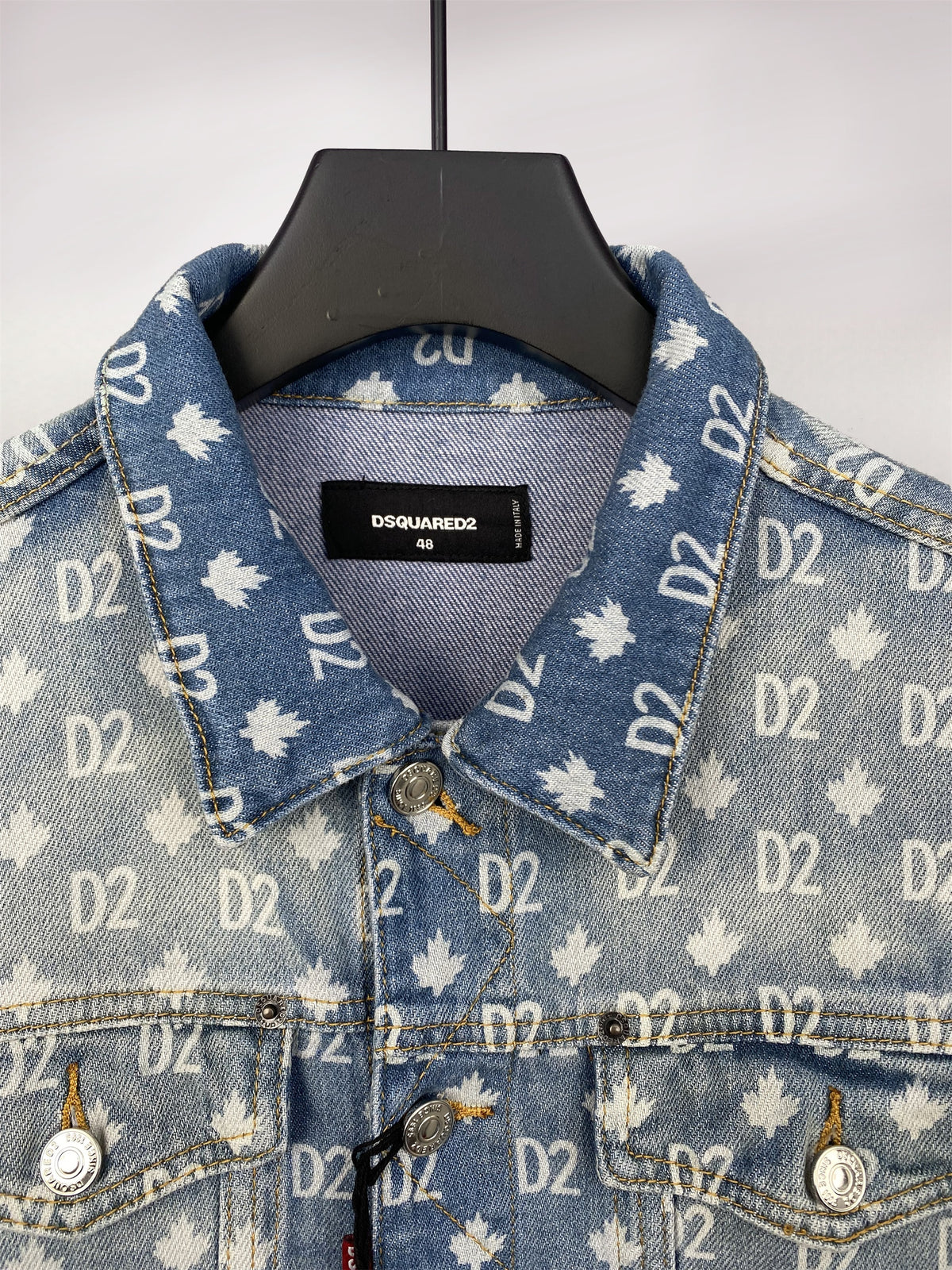 DSQ2 Maple Leaf Denim Jacket