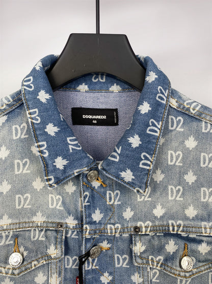 DSQ2 Maple Leaf Denim Jacket