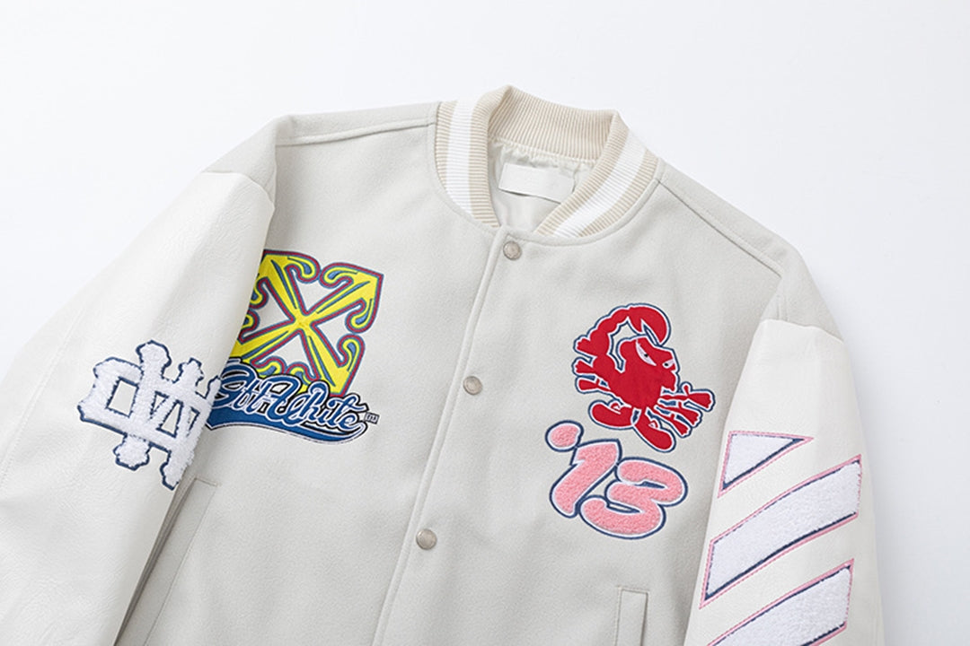 OFF Logo Jacket Coat