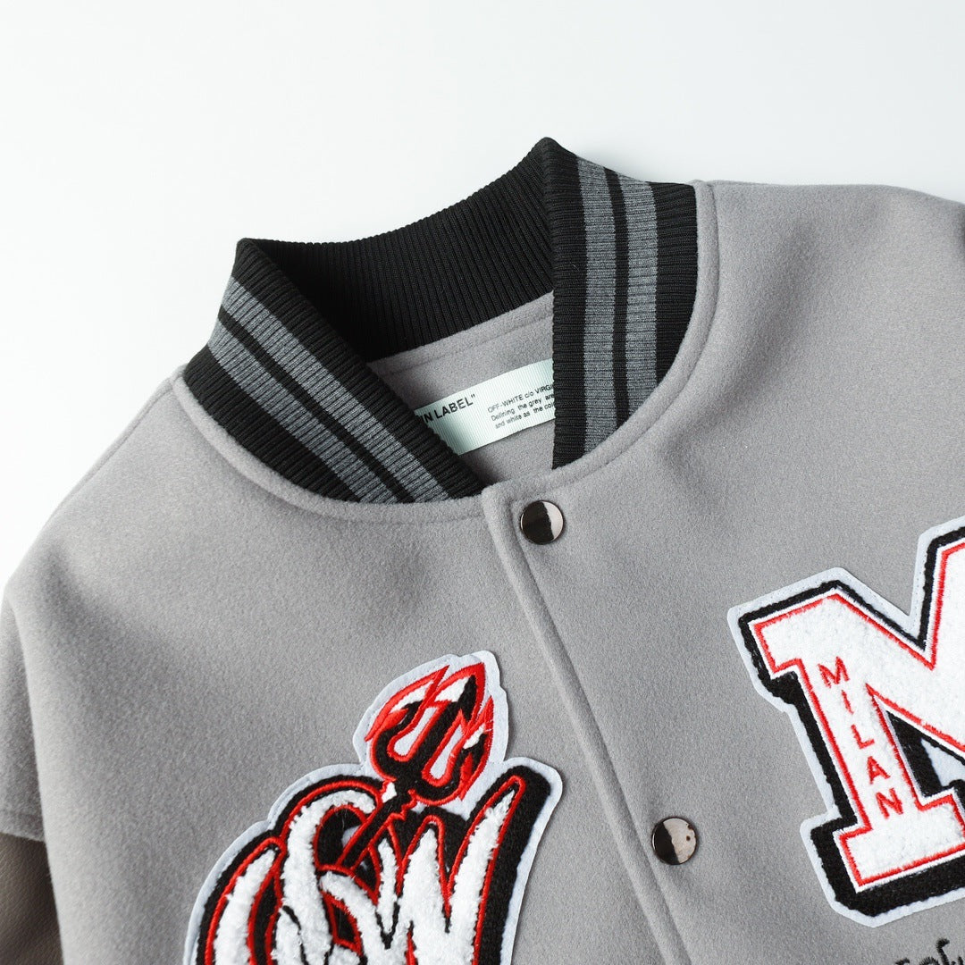 OFF Demon Print Jacket