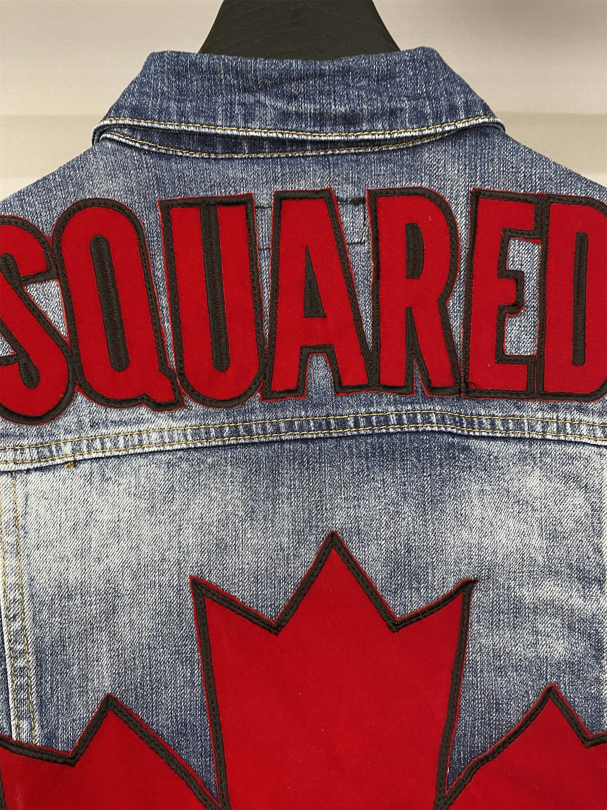 DSQ2 Maple Leaf Denim Jacket