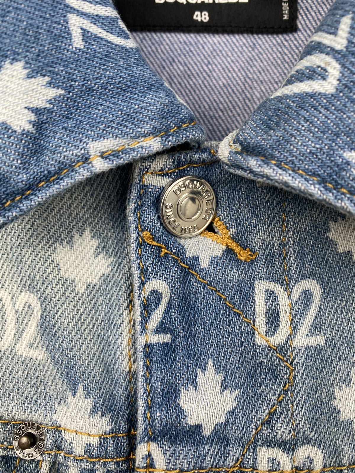 DSQ2 Maple Leaf Denim Jacket