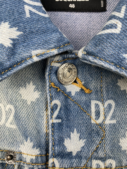 DSQ2 Maple Leaf Denim Jacket
