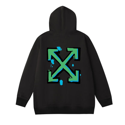 OFF Logo Print Hoodie