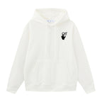 OFF Logo Print Hoodie
