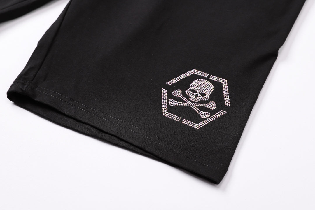 PP Skull T-shirt Shorts Suit