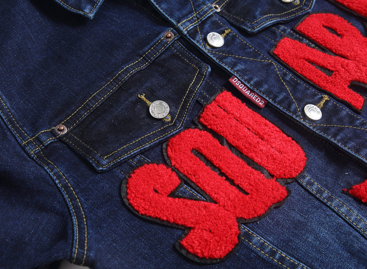DSQ2 Maple Leaf Denim Jacket