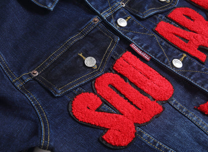 DSQ2 Maple Leaf Denim Jacket