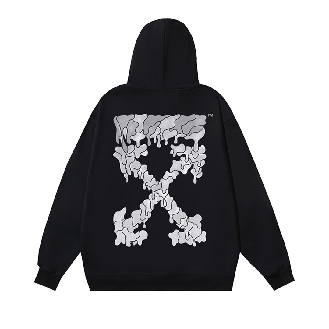 OFF Logo Print Hoodie