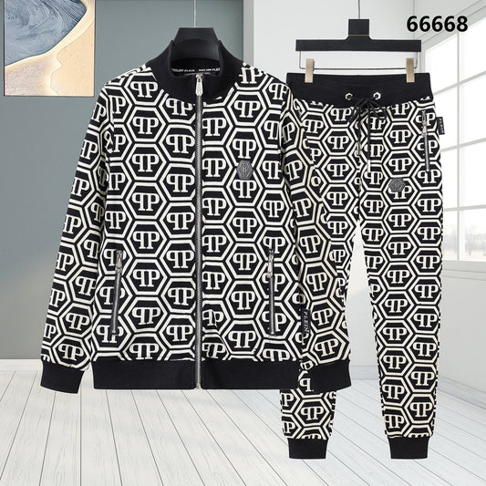 PP Skull Hoodie Jacket Suit