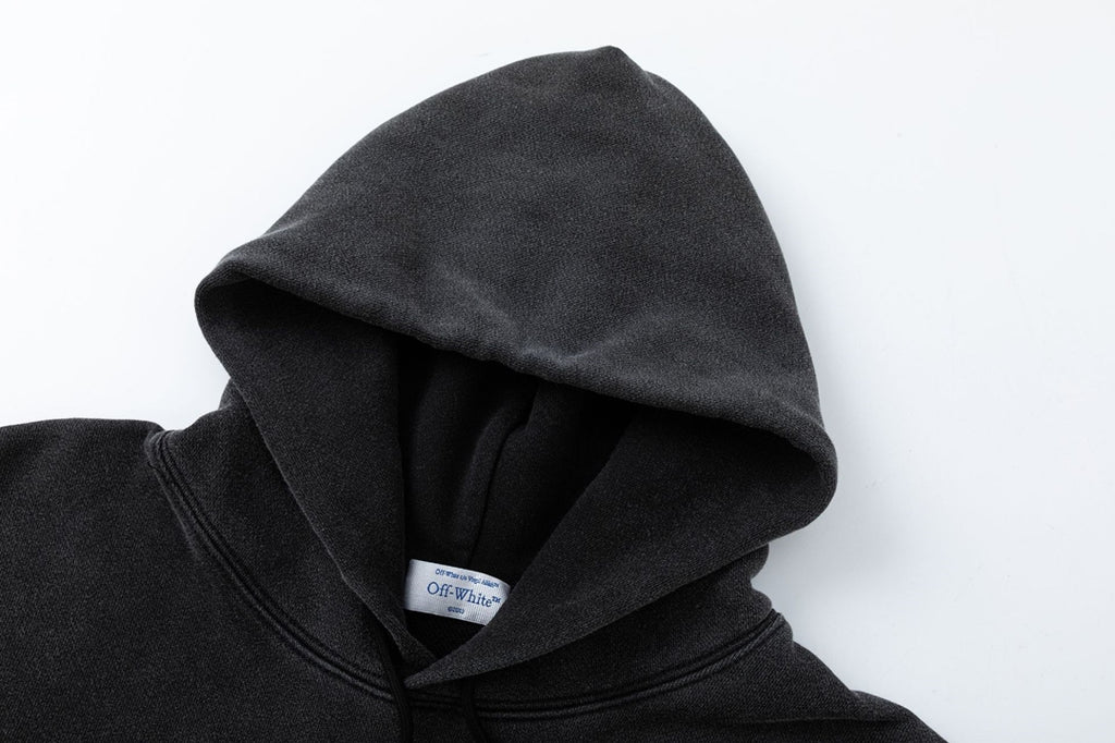 OFF Logo Print Hoodie