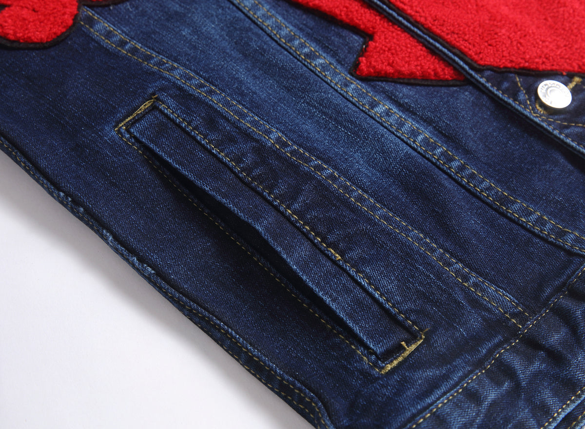 DSQ2 Maple Leaf Denim Jacket