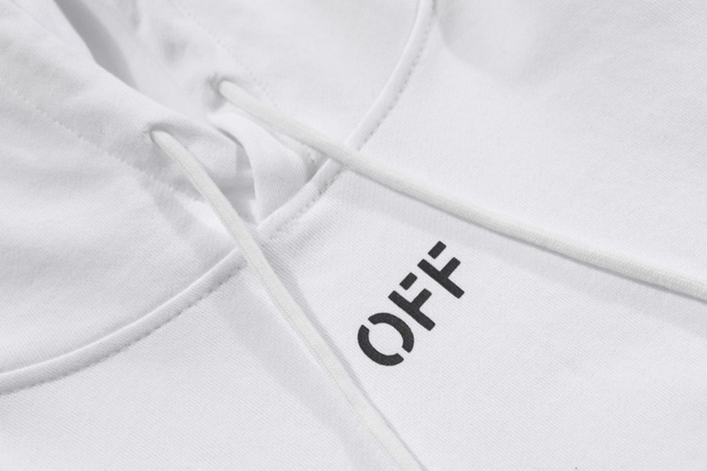 OFF Logo Print Hoodie