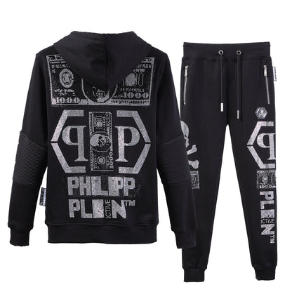 PP Skull Hoodie Jacket Suit