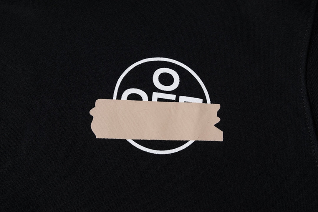 OFF Logo Print Hoodie