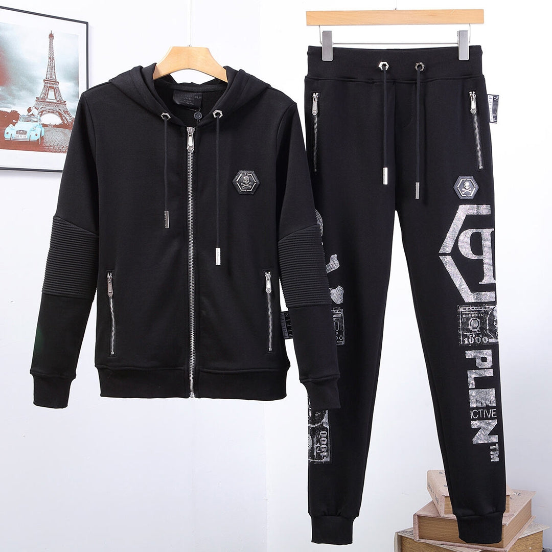 PP Skull Hoodie Jacket Suit