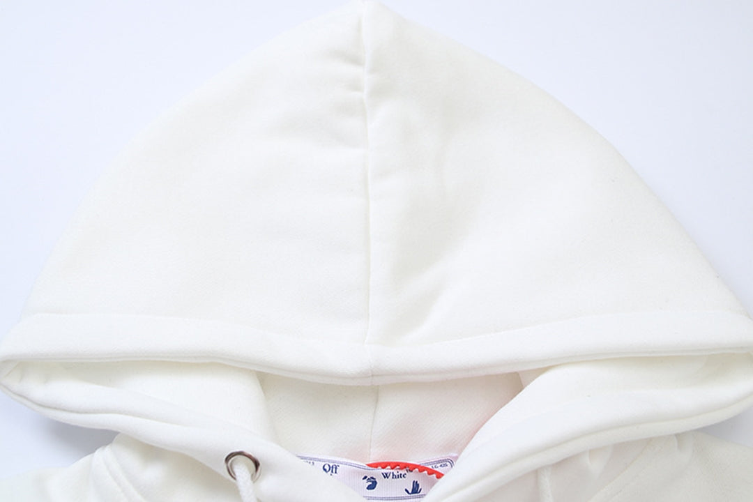 OFF Logo Print Hoodie
