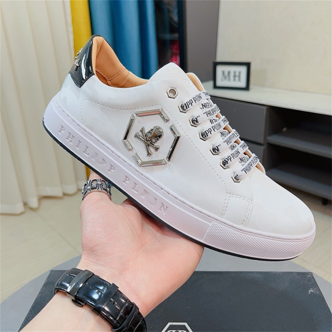 PP Casual Fashion Skull Sneakers