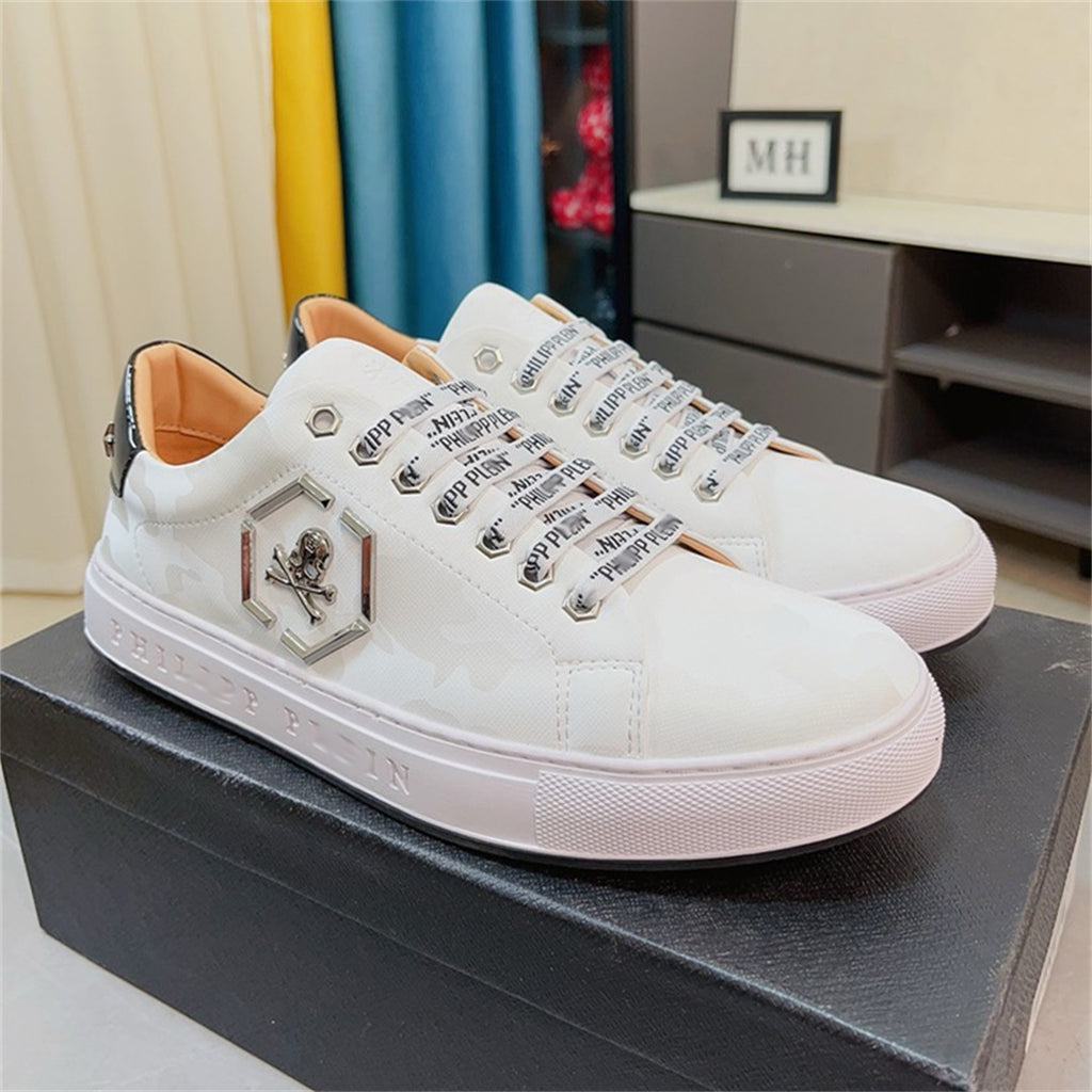PP Casual Fashion Skull Sneakers