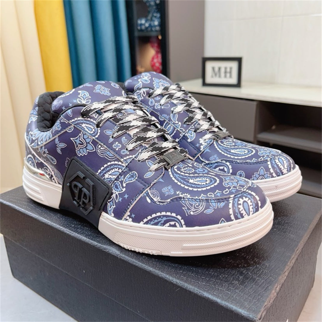 PP Casual Fashion Skull Sneakers