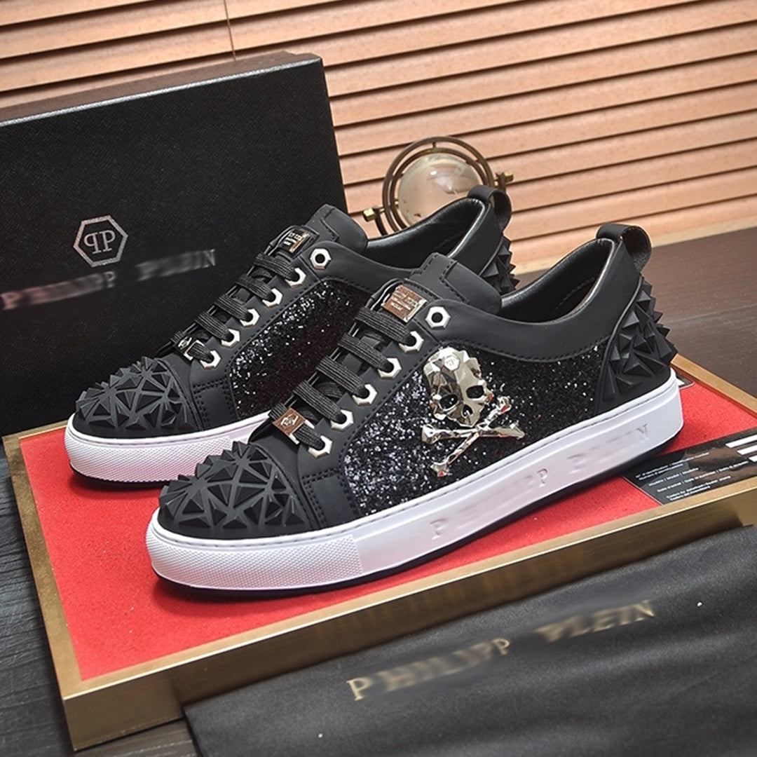 PP Casual Fashion Skull Sneakers