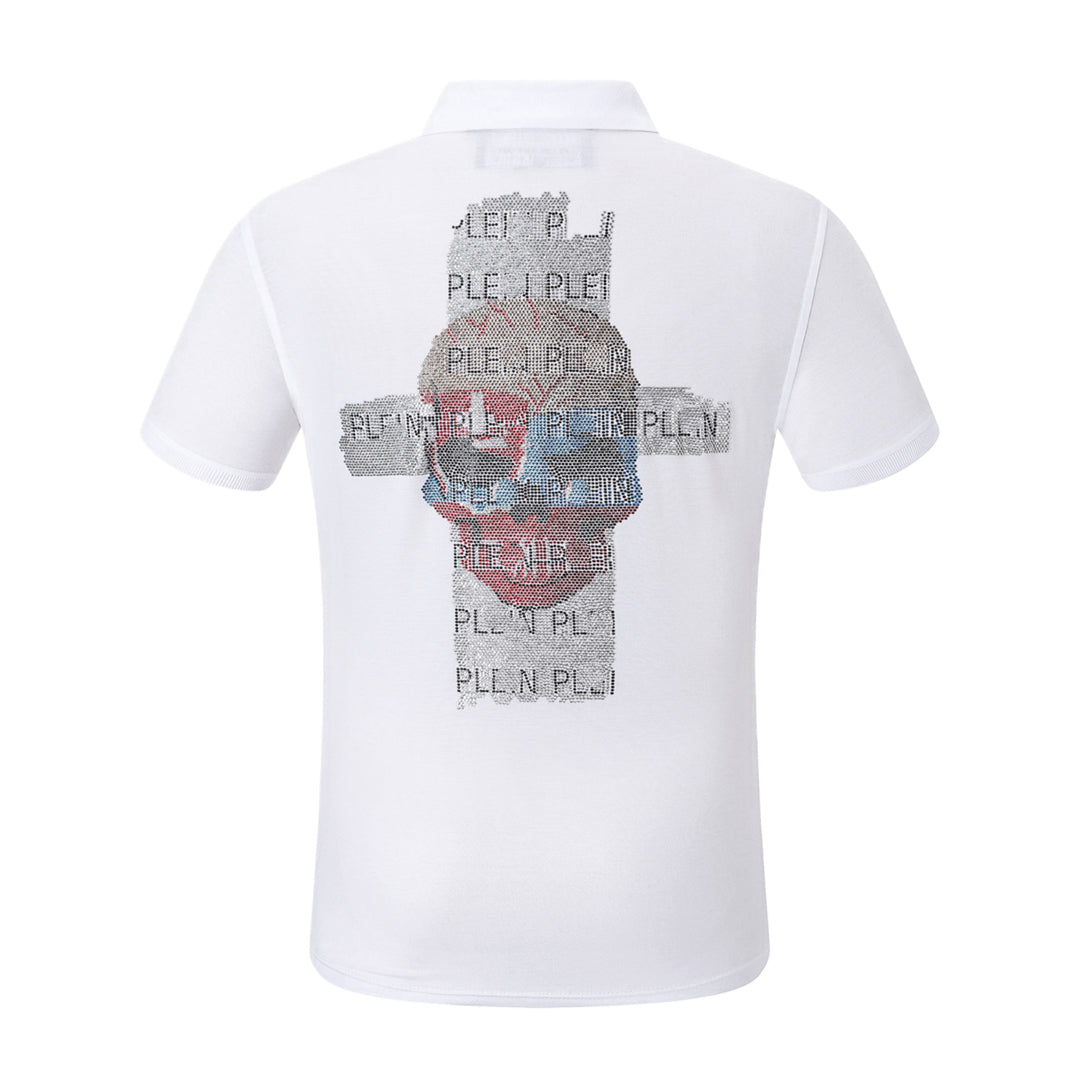 PP Polo shirt Crystal Skull