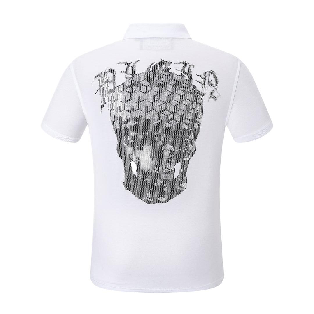 PP Polo shirt Crystal Skull