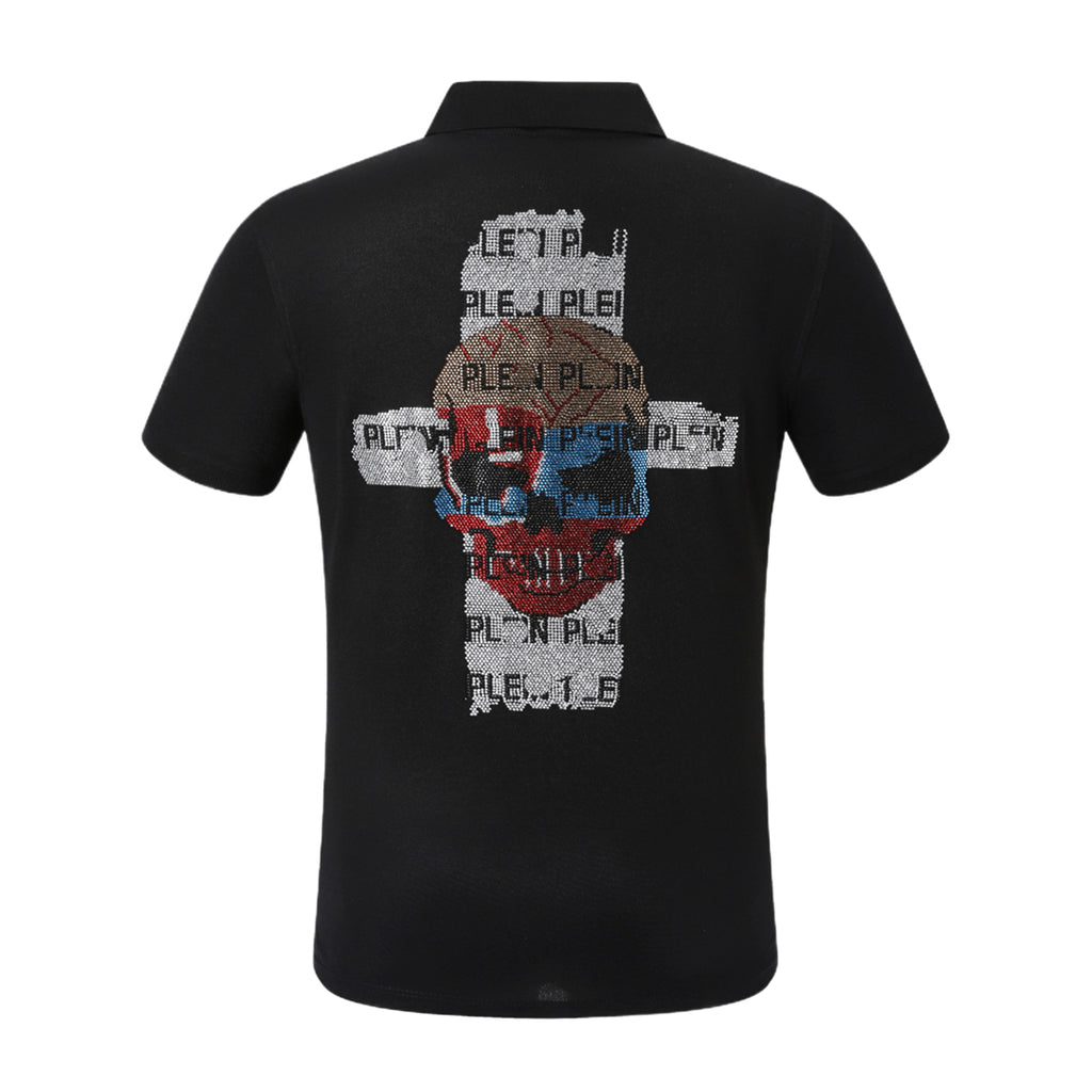 PP Polo shirt Crystal Skull