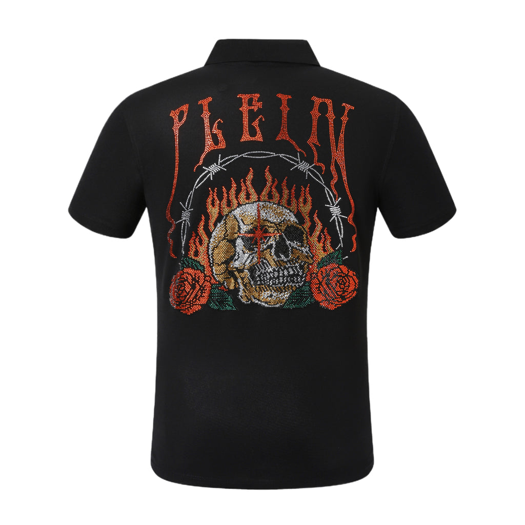 PP Polo shirt Crystal Skull