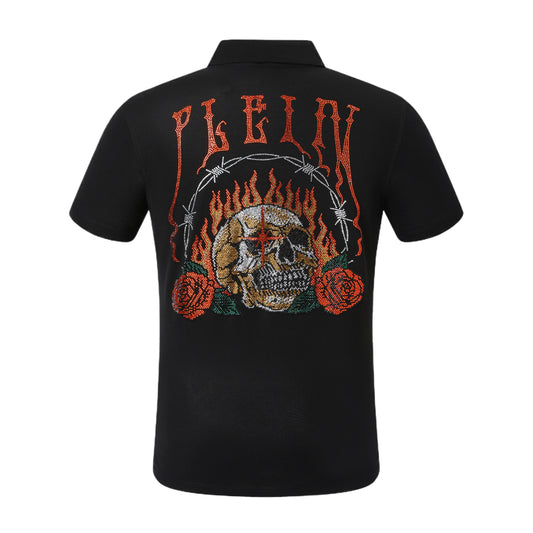 PP Polo shirt Crystal Skull