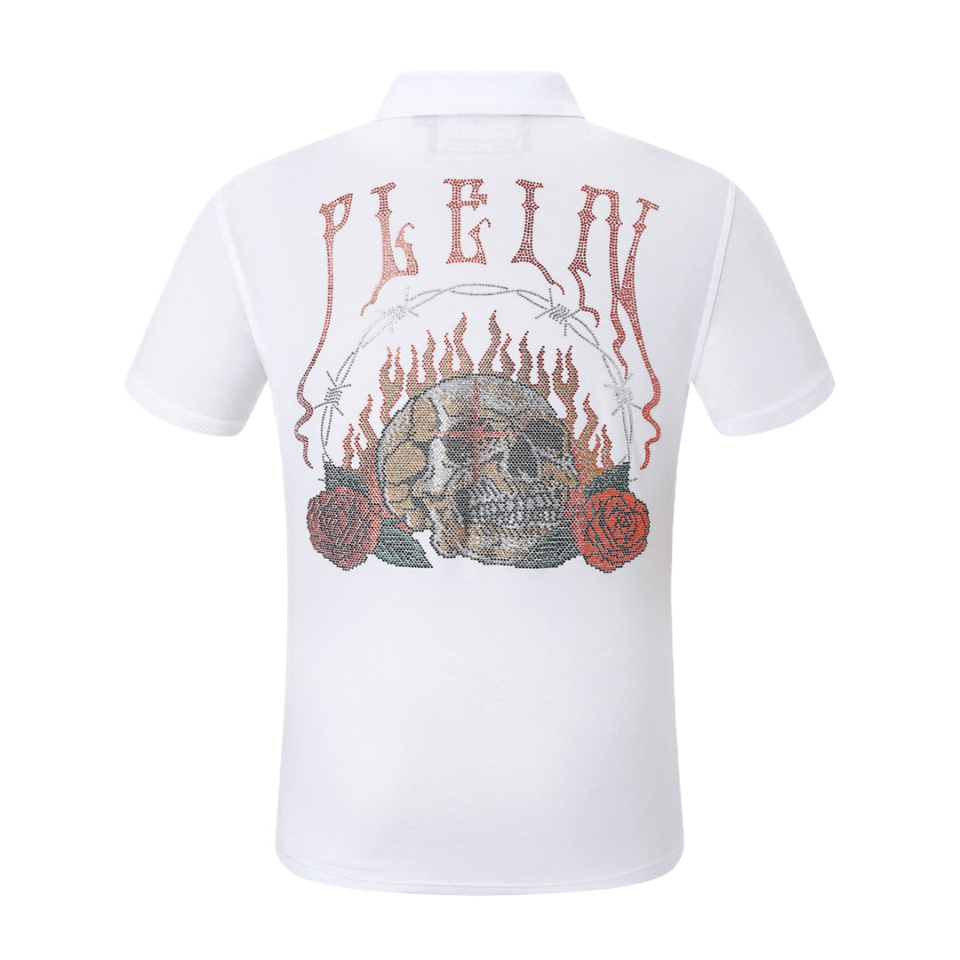 PP Polo shirt Crystal Skull