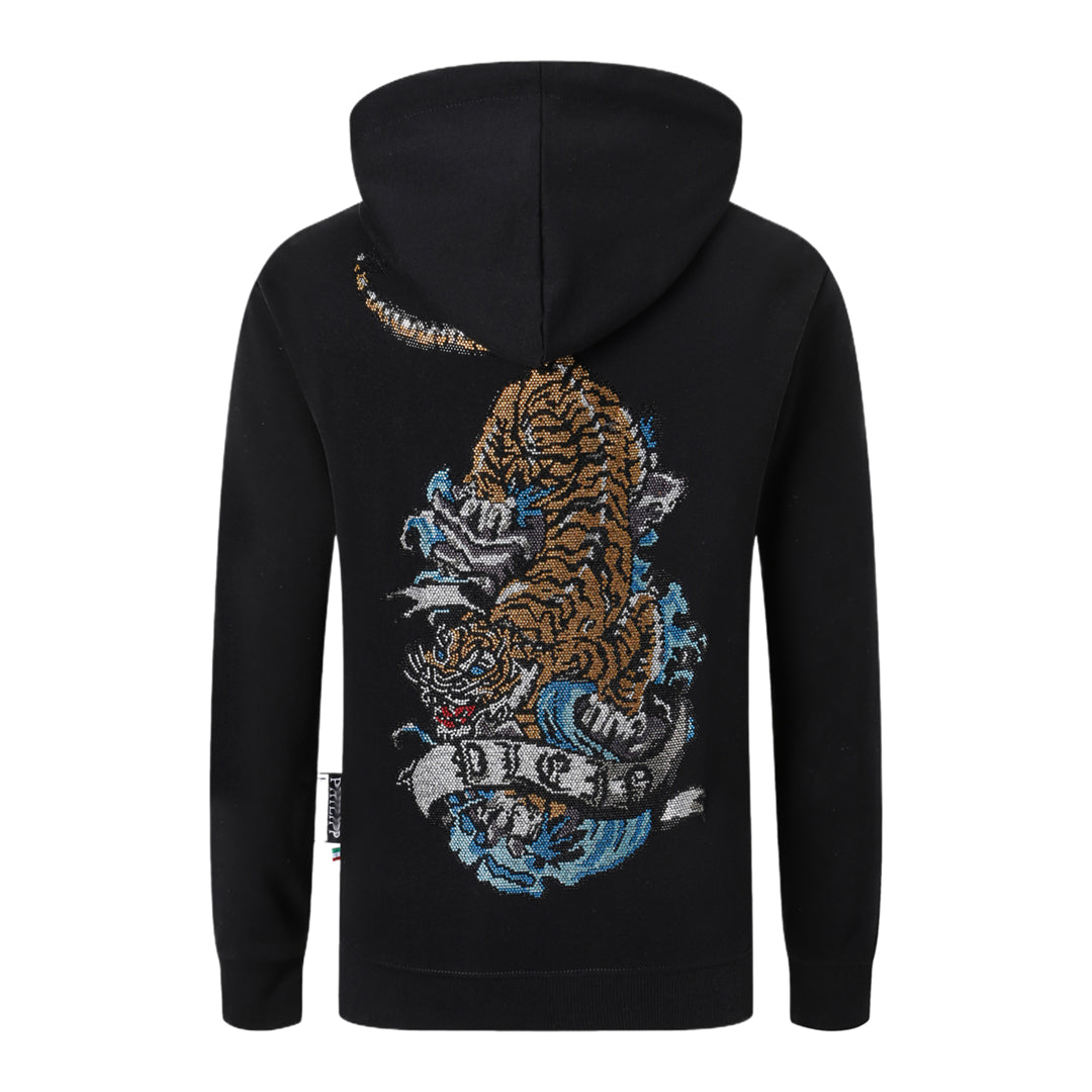 PP Hoodie Back Tiger