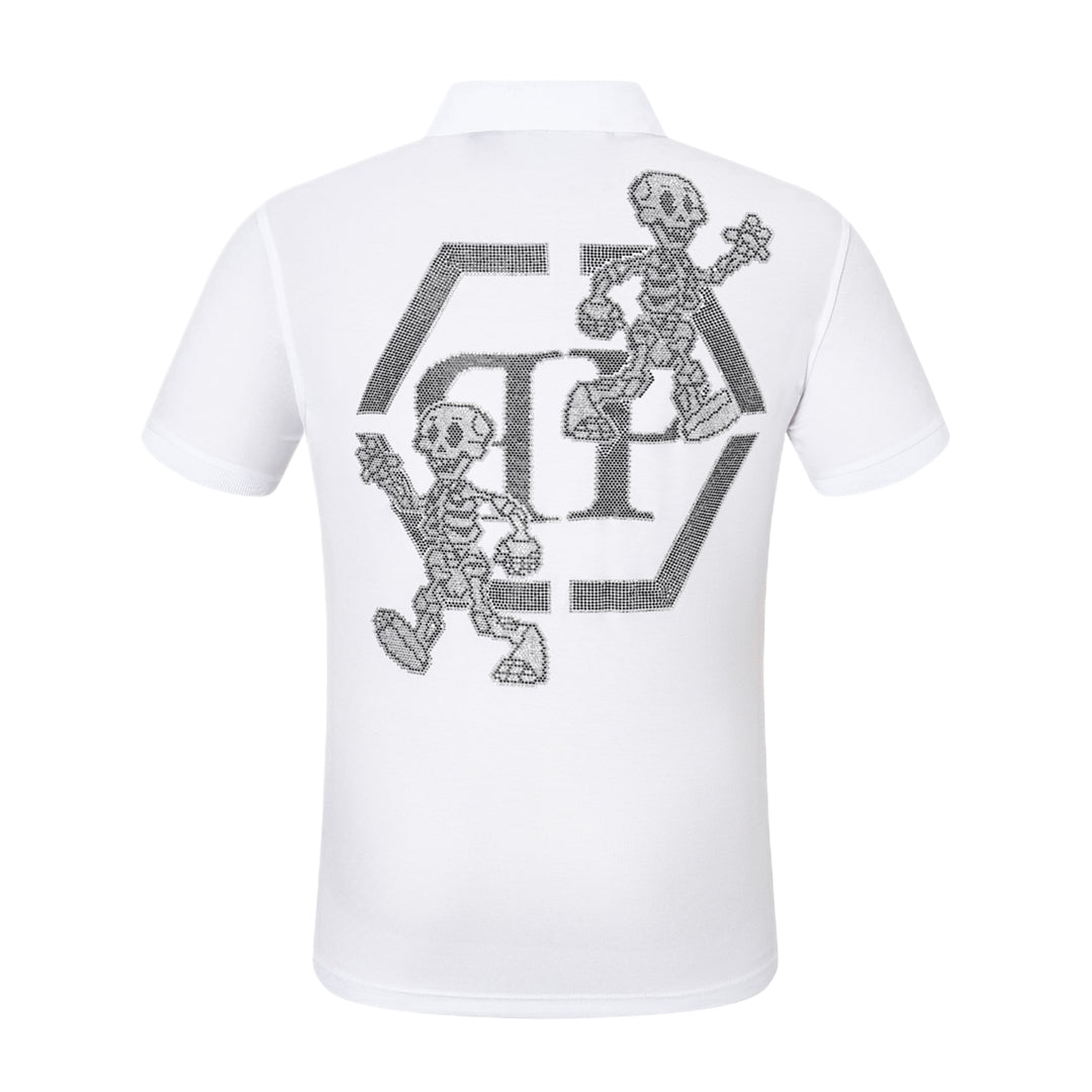 PP Polo shirt Crystal Skull