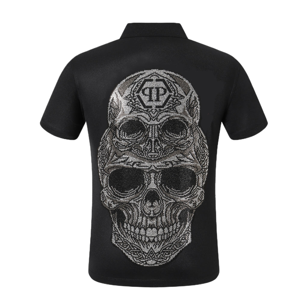 PP Polo shirt Crystal Skull