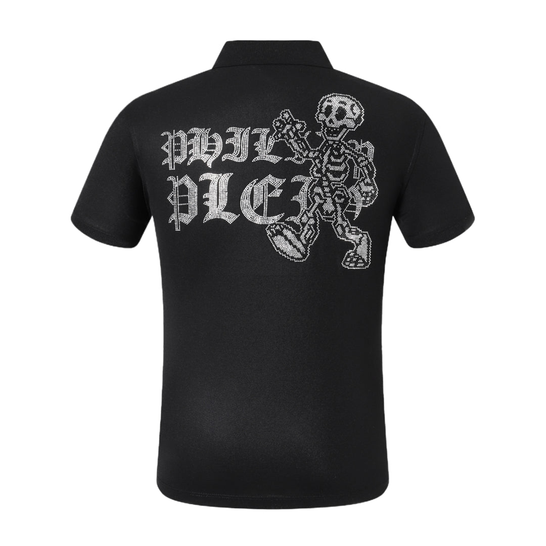 PP Polo shirt Crystal Skull