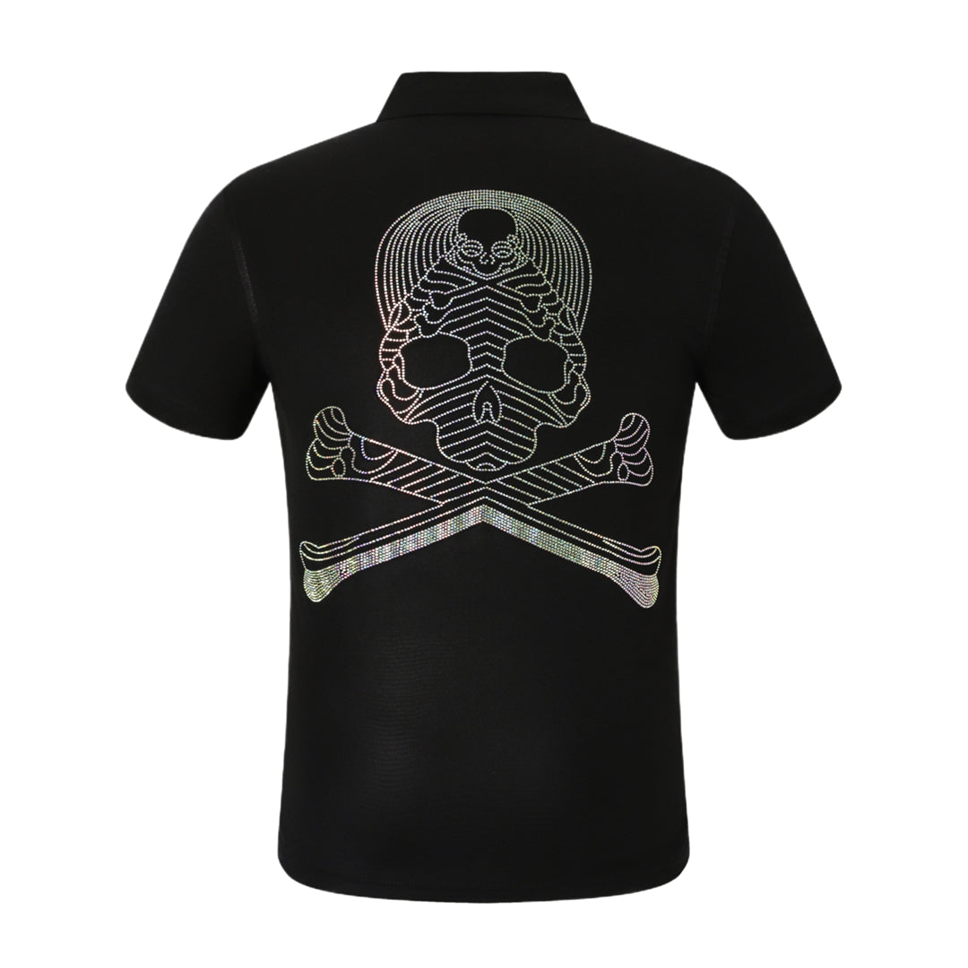 PP Polo shirt Crystal Skull