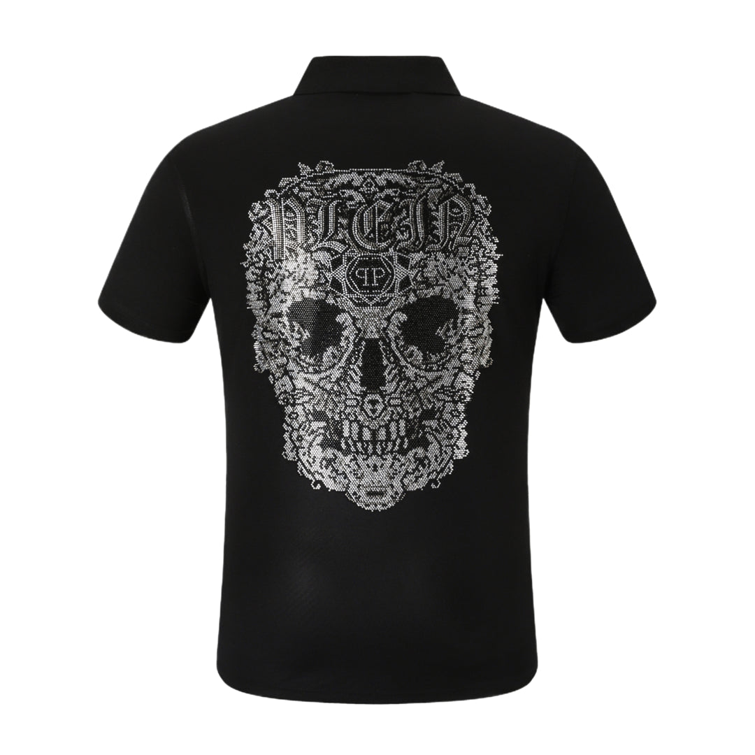 PP Polo shirt Crystal Skull