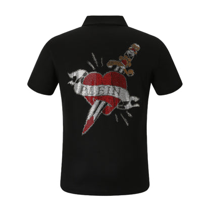 PP Polo shirt Crystal Heart